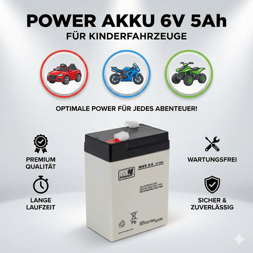 Mwpower power akku 5ah - 5ah, |